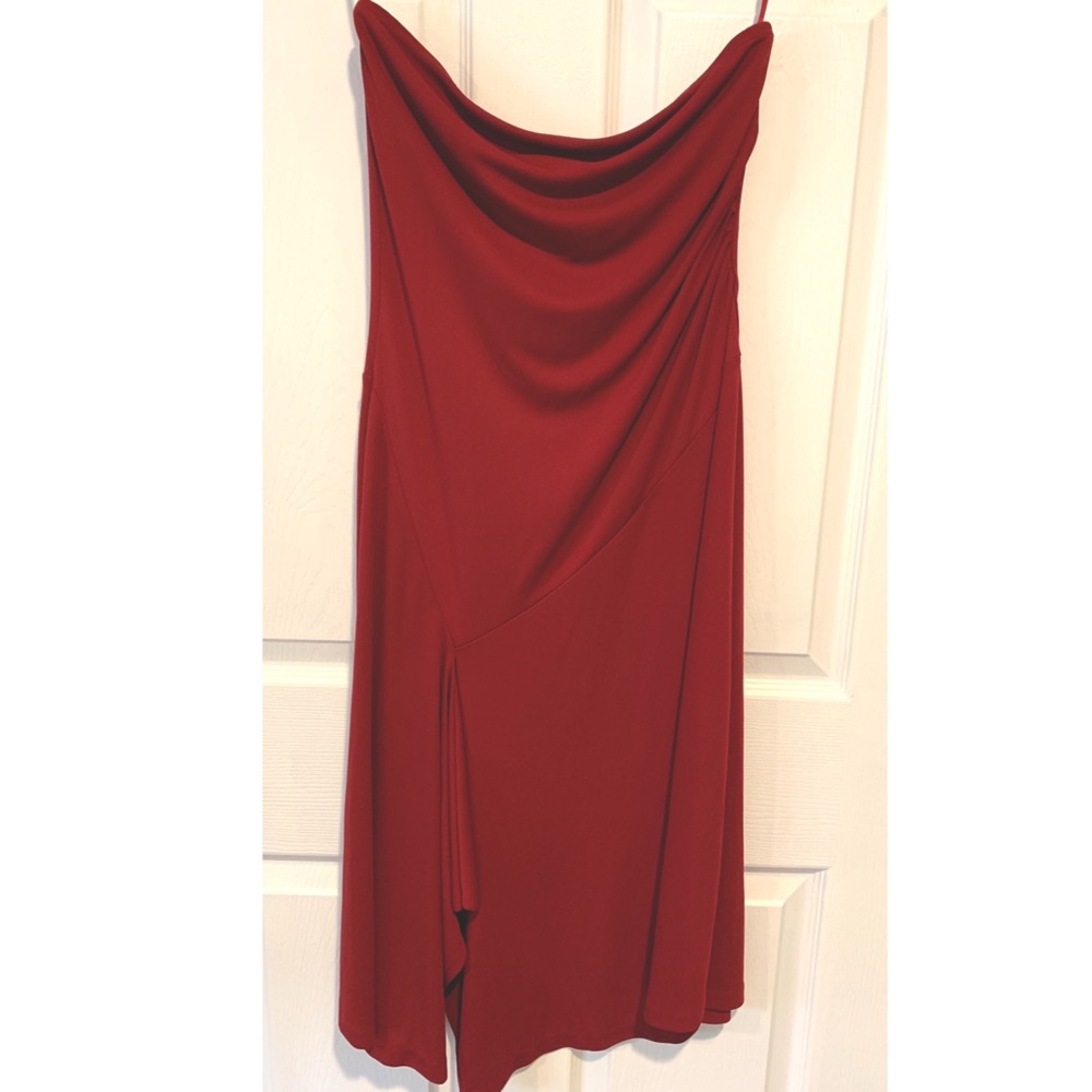 2 Limited strapless dresses.